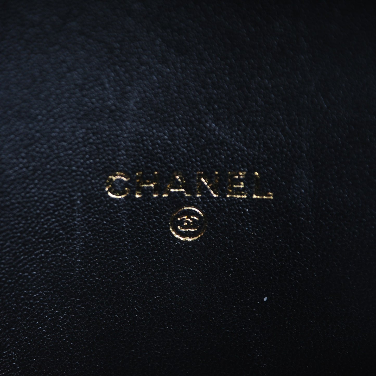 Lambskin Camellia Embossed iPad Case Black