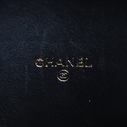 Chanel Lambskin Camellia Embossed iPad Case Black 5 of 7