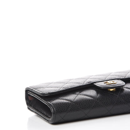 Chanel Caviar Quilted Wallet on Removable Chain Black 9 of 12