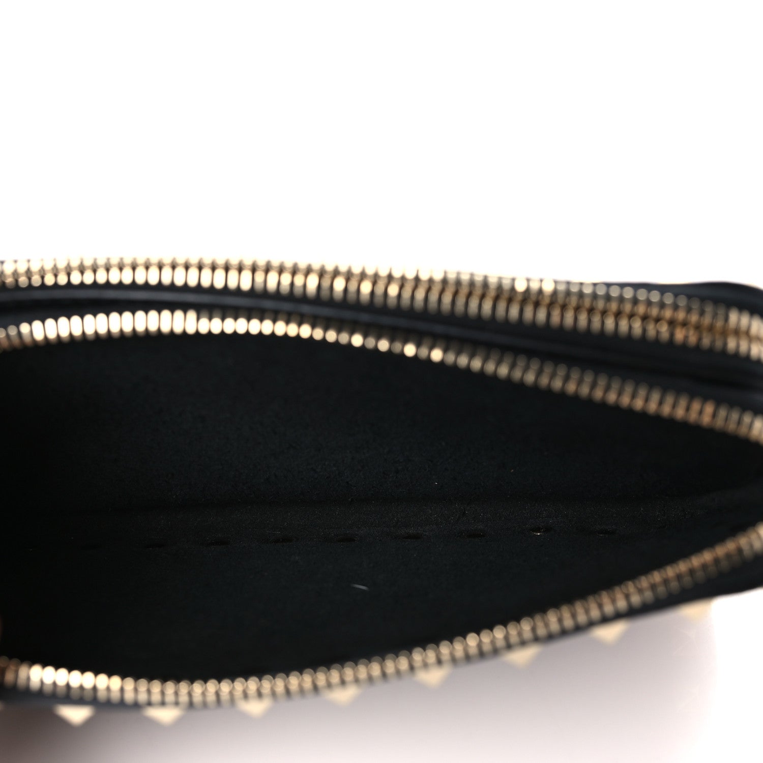 Valentino Garavani Pebbled Calfskin Rockstud Small Chain Shoulder Bag Black 6 of 10