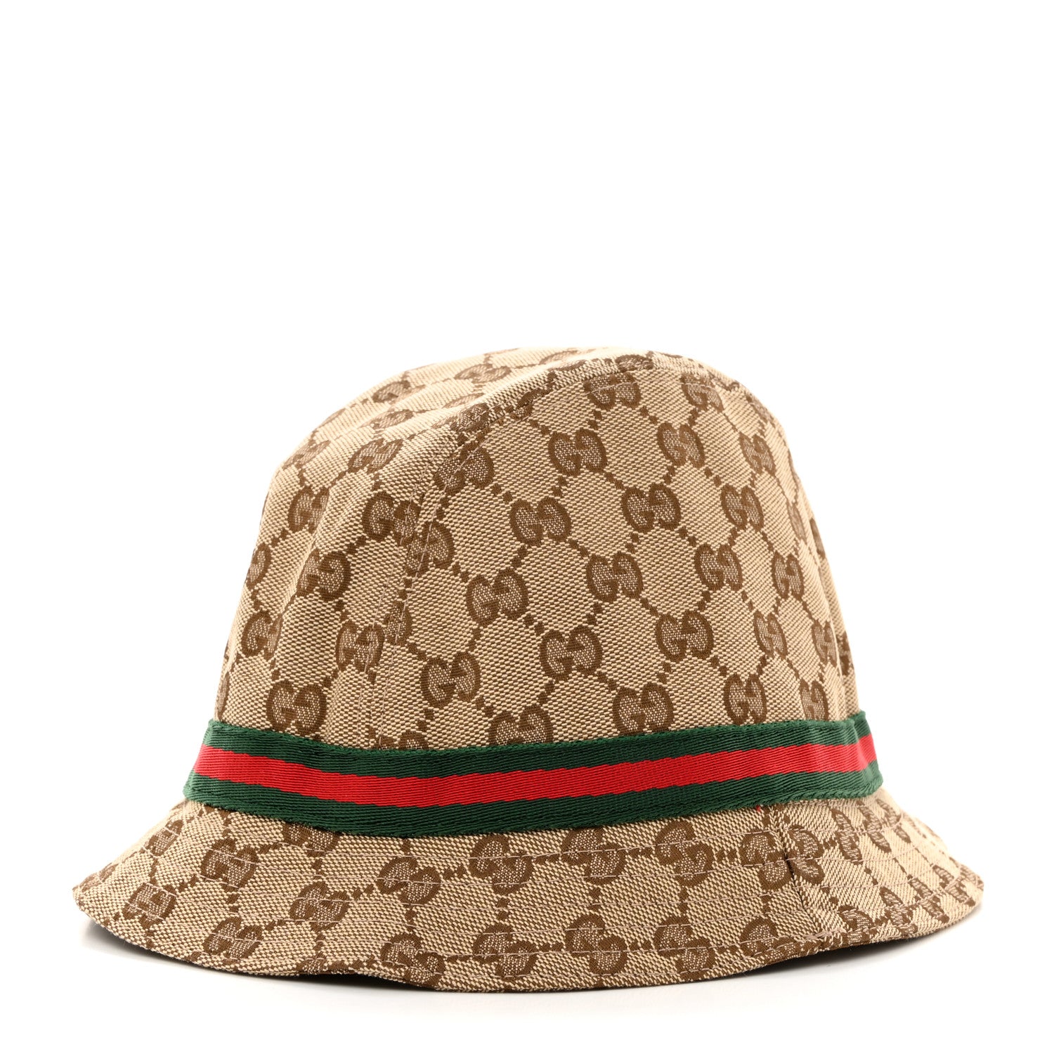 Gucci Monogram Web Childrens Fedora L Brown 1 of 11