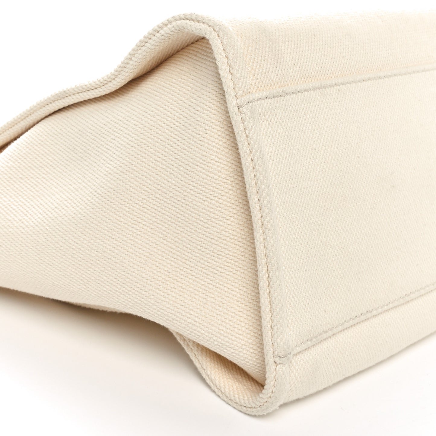 Canvas Pearl Large Deauville Tote Ecru Beige