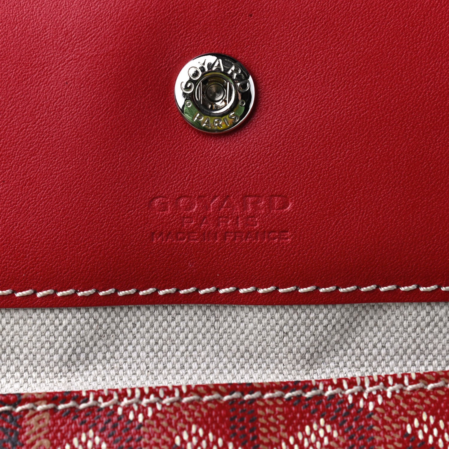 Goyard Goyardine Saint Louis GM Red 12 of 14