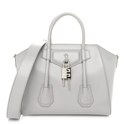 Givenchy Box Calfskin Small Lock Antigona Shoulder Bag Cloud Grey 1 of 12