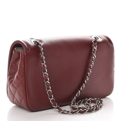 Chanel Caviar Medium Timeless CC Flap Dark Red 3 of 11