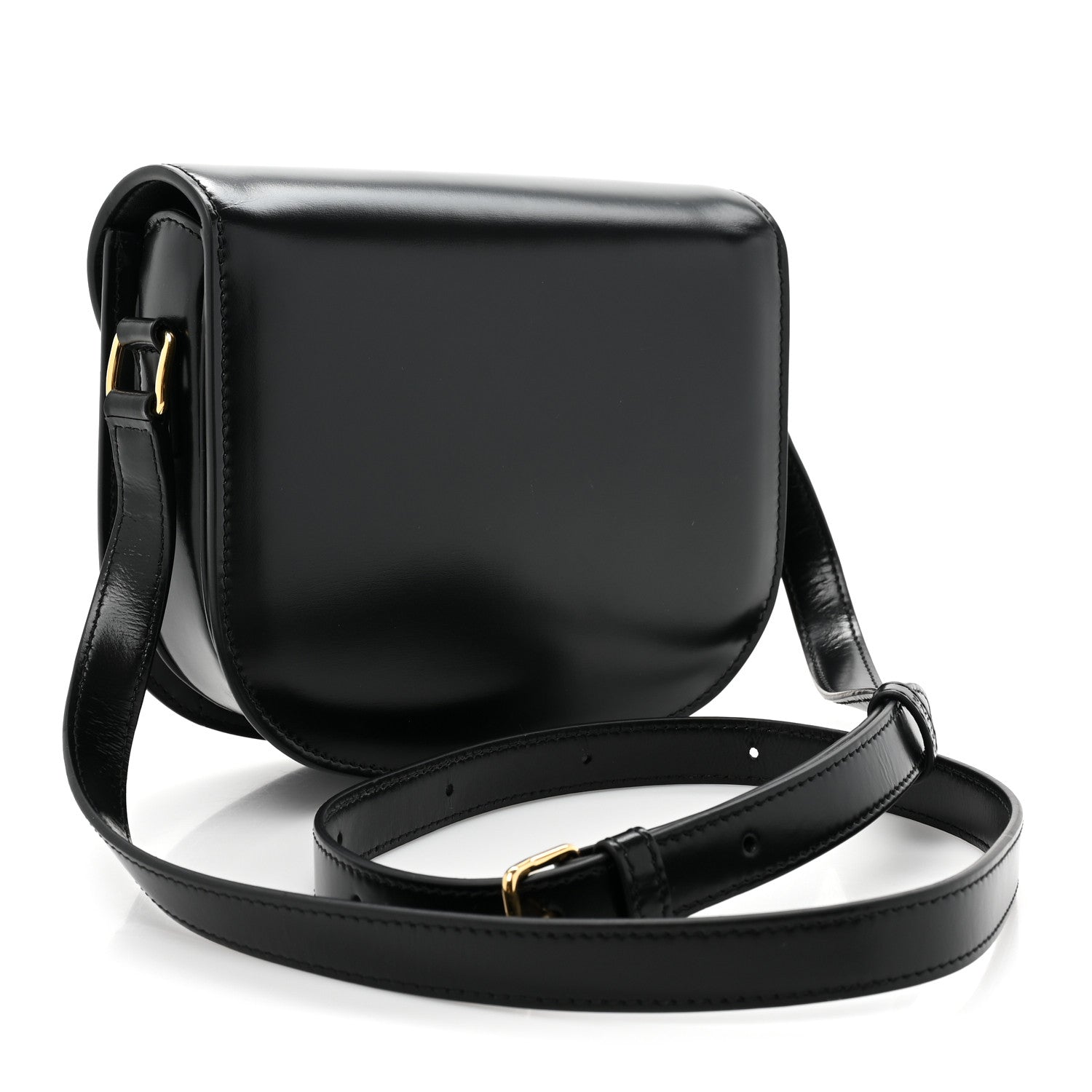 Celine Shiny Calfskin Teen Besace Black 3 of 11