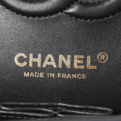 Chanel Caviar Chevron Quilted Small Double Flap Black 6 of 10