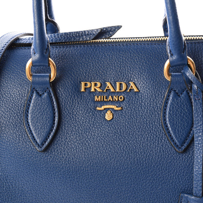 Prada Vitello Phenix Satchel Bluette 10 of 10