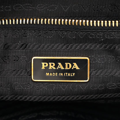 Prada Vitello Daino Antik houlder Bag Black 6 of 13