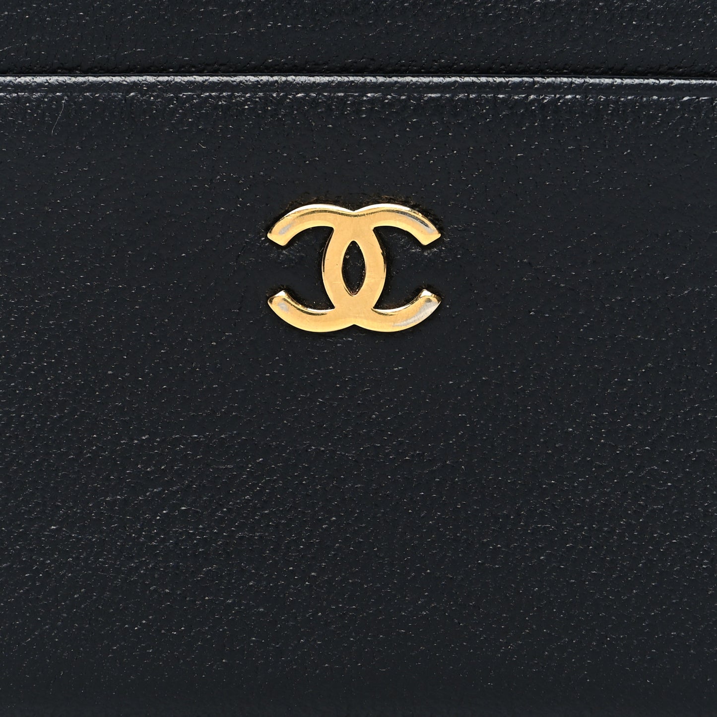 Goatskin CC Card Holder Black
