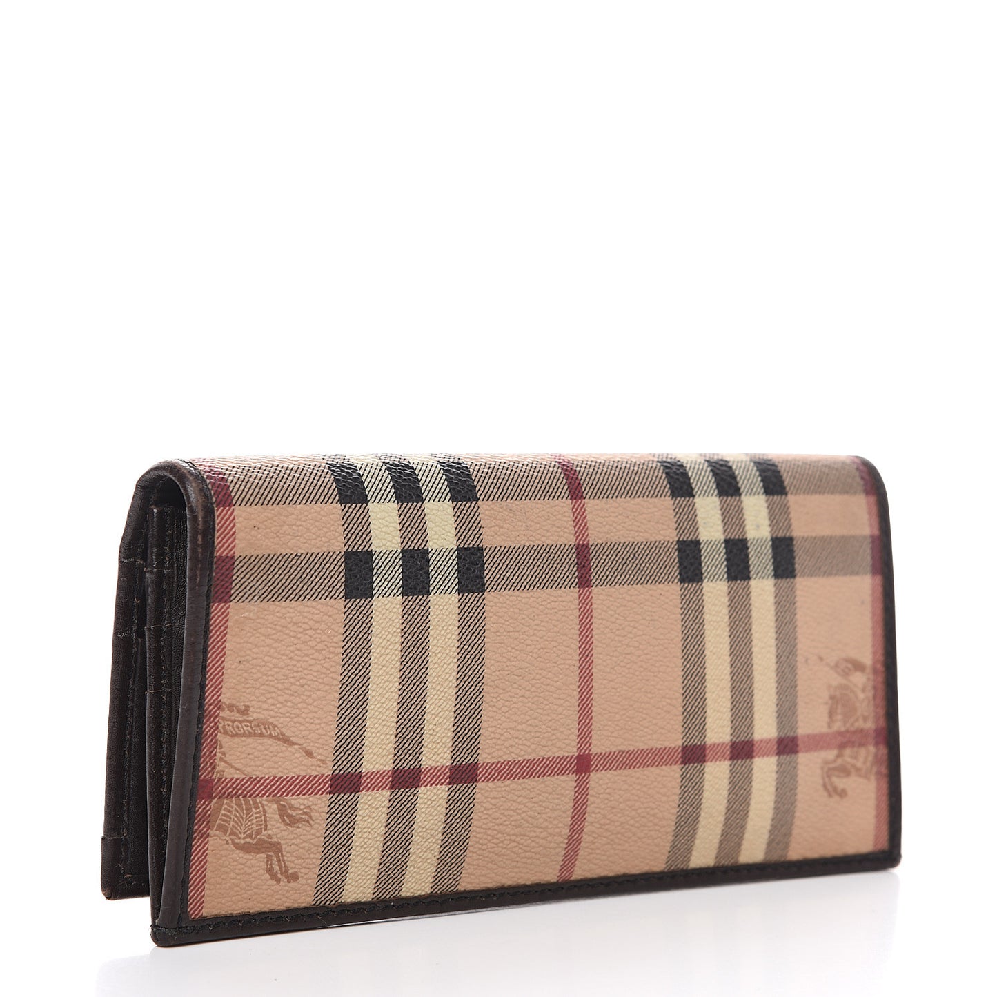 Haymarket Check Continental Wallet Chocolate