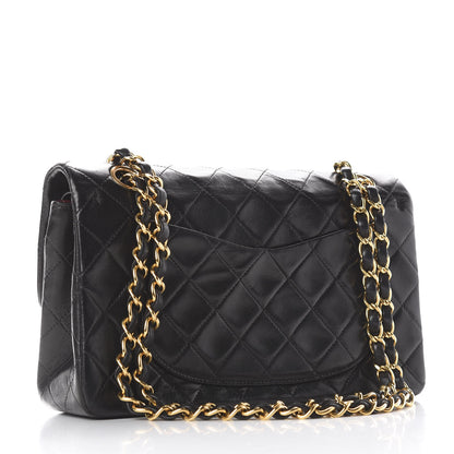 Chanel Lambskin Quilted Small Double Flap Black 2 of 8