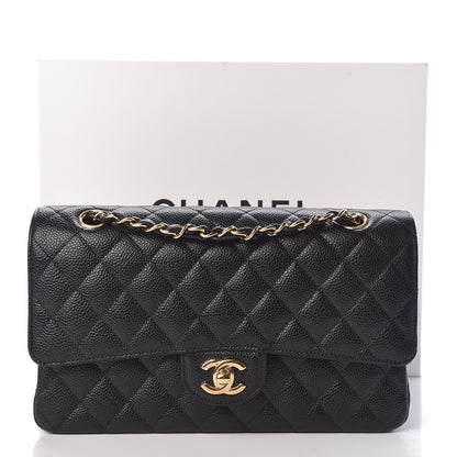 Chanel Caviar Quilted Medium Double Flap Black 10 of 10