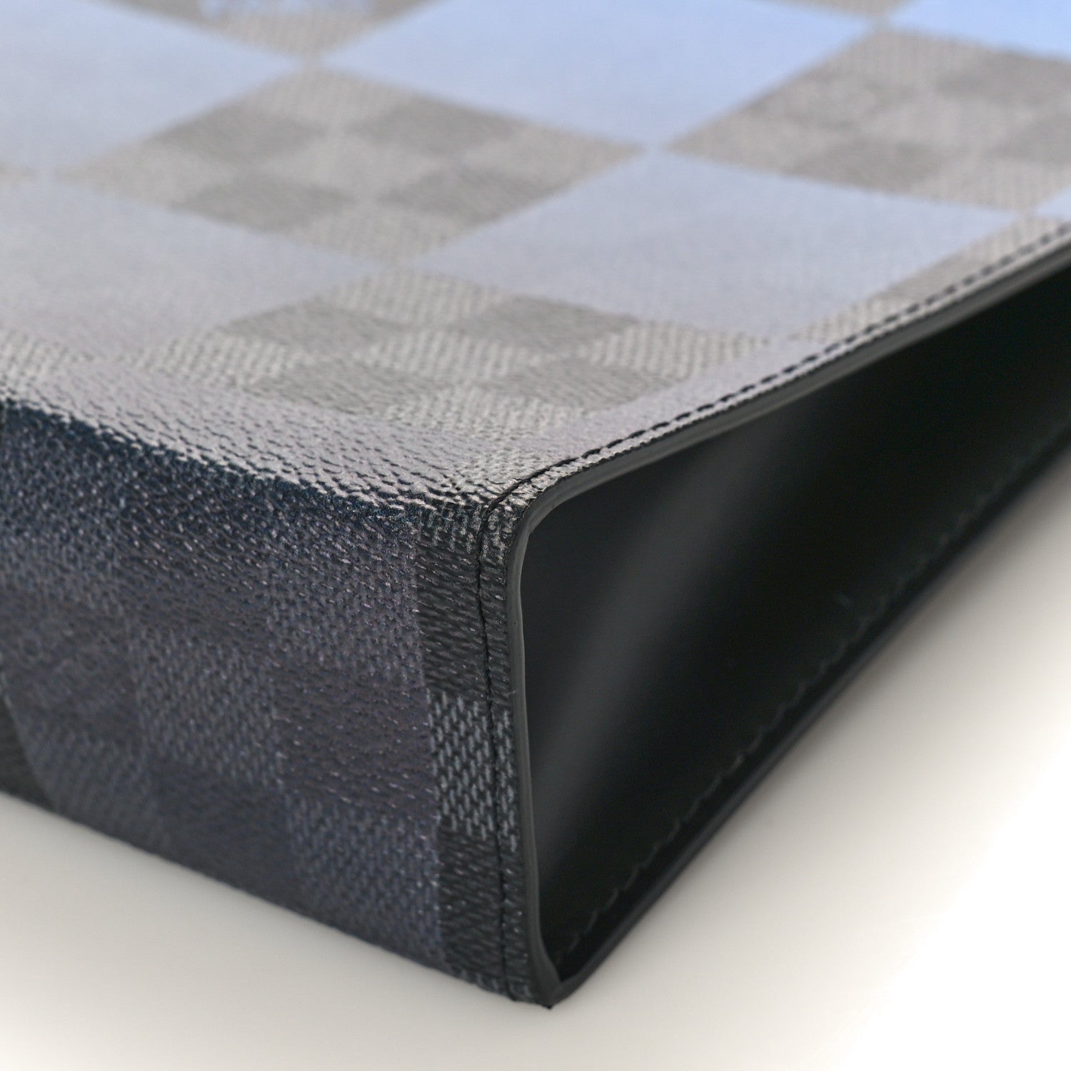 Louis Vuitton Damier Graphite Giant Pixel Pochette Voyage MM Blue Blue 8 of 8