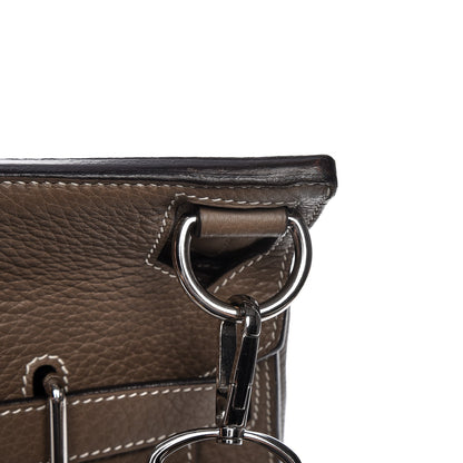 Hermes Taurillon Clemence Jypsiere 34 Etoupe 11 of 12