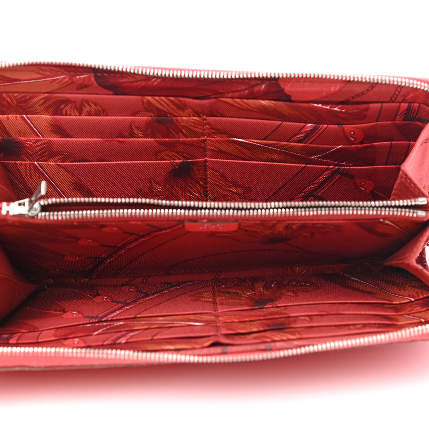 Hermes Epsom Silk'In Wallet Rose Jaipur 5 of 15