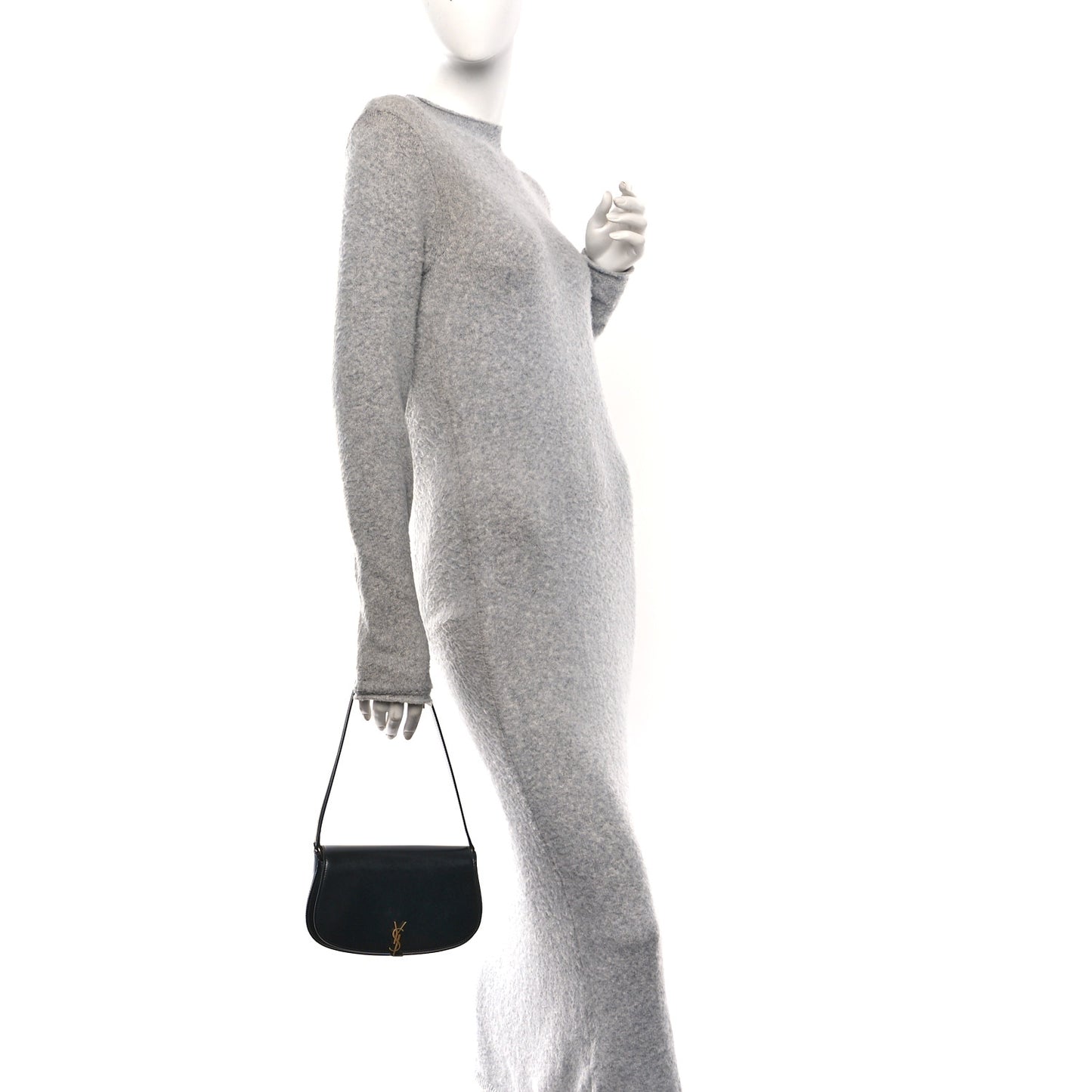 Box Calfskin Mini Voltaire Shoulder Bag Black