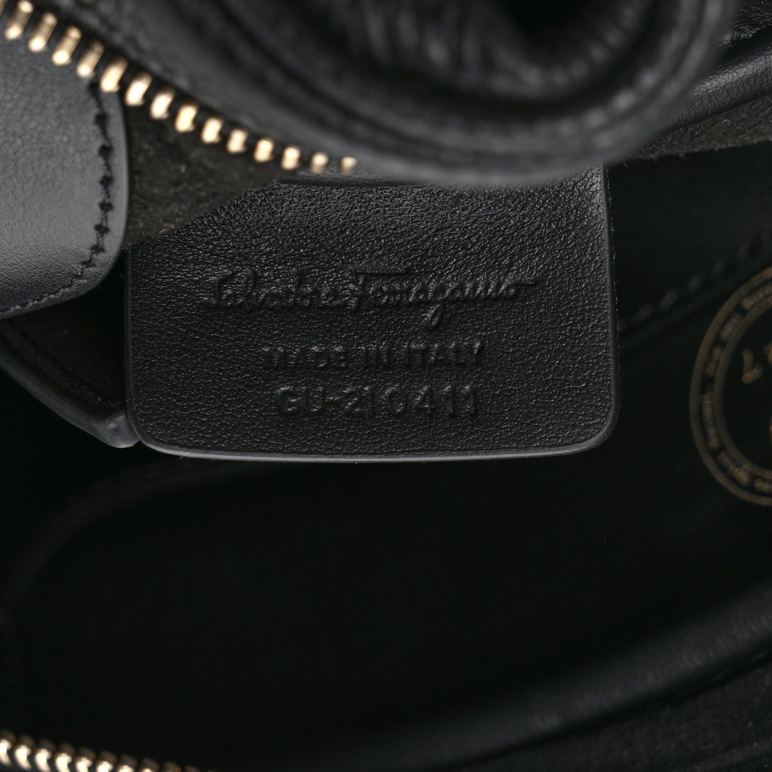 Salvatore Ferragamo Calfskin Travel Camera Crossbody Bag Black 6 of 13