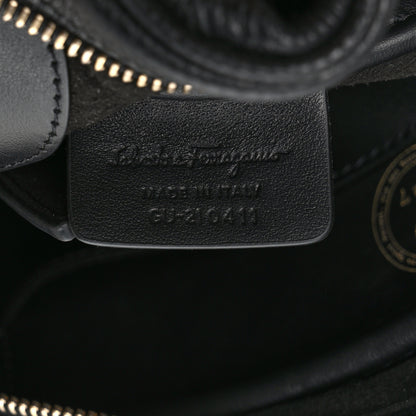 Salvatore Ferragamo Calfskin Travel Camera Crossbody Bag Black 6 of 13