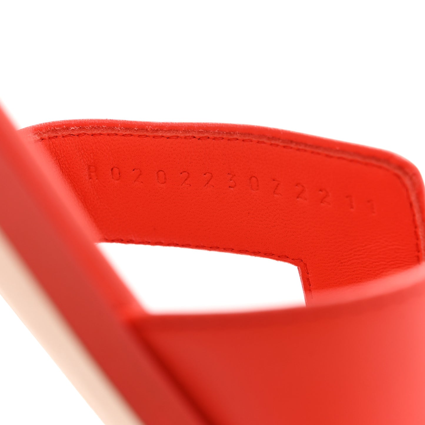 Box Calfskin Oran Sandals 40 Rouge Jaipur