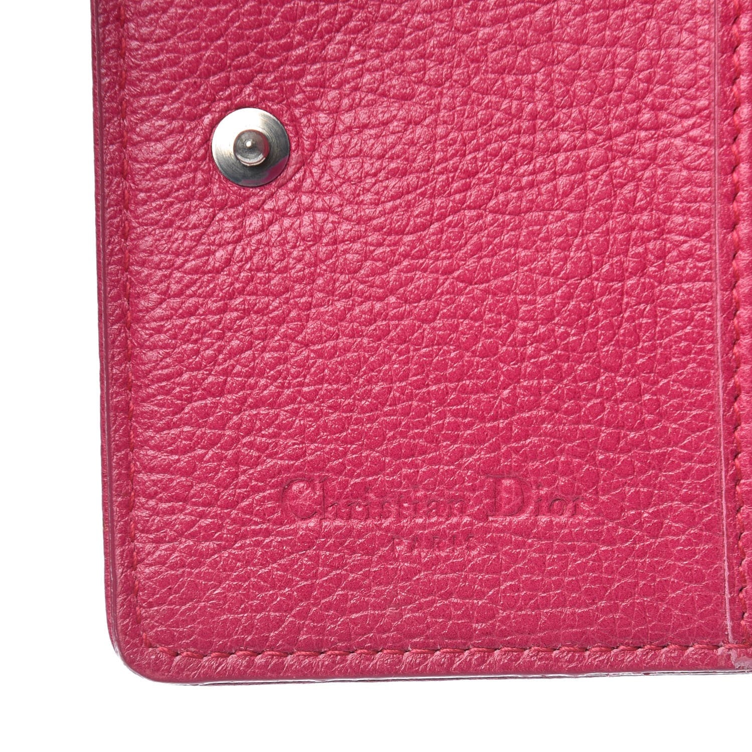 Christian Dior Canvas Cannage Lady Dior Card Holder Pink 6 of 8