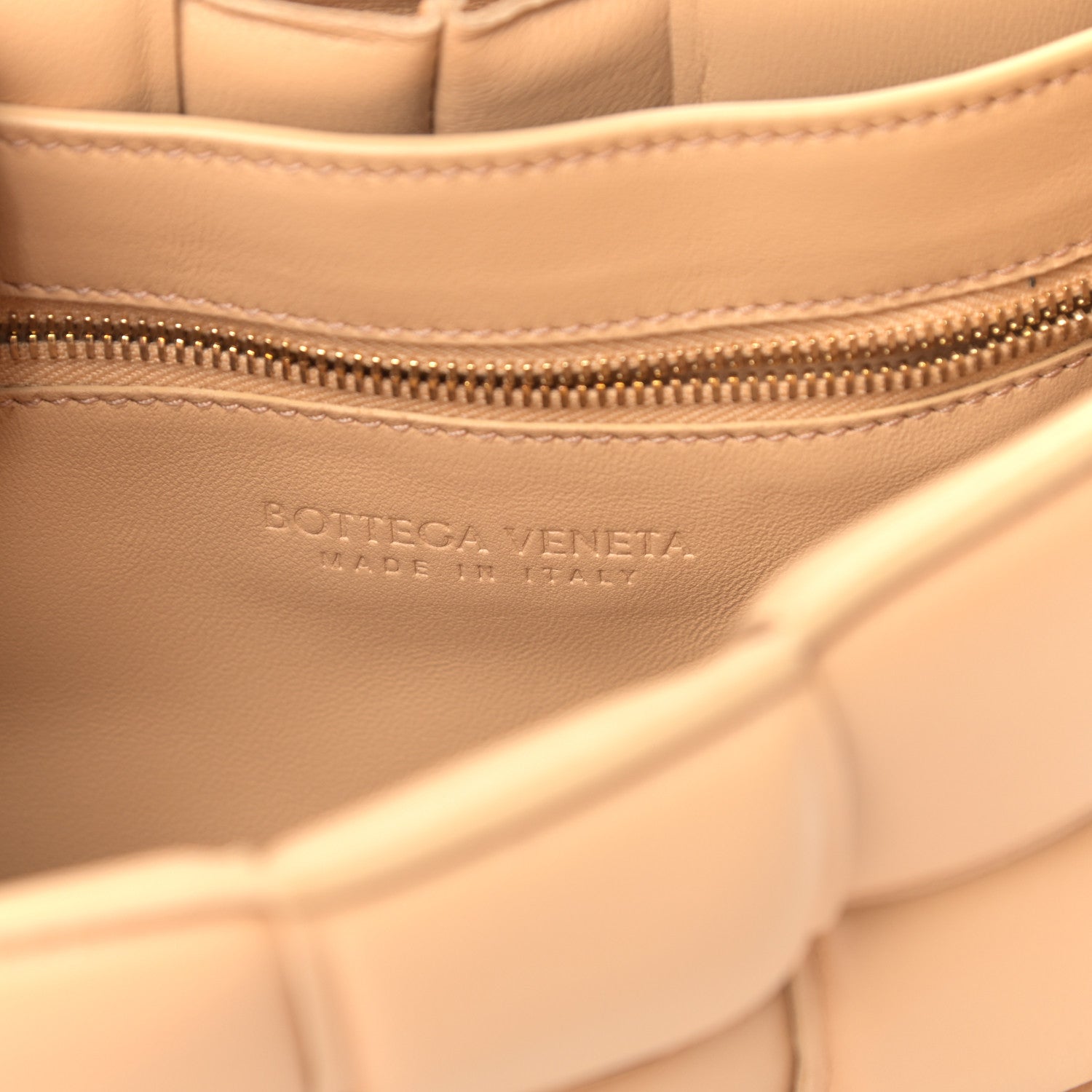 Bottega Veneta Nappa Maxi Intreccio Padded Cassette Crossbody Bag Almond 6 of 12