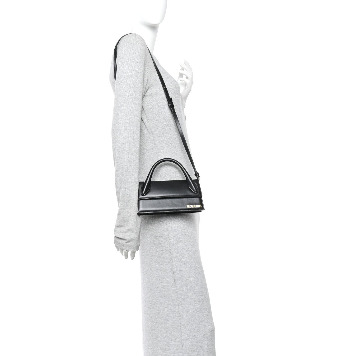 Jacquemus Smooth Calfskin Le Chiquito Long Black 2 of 9