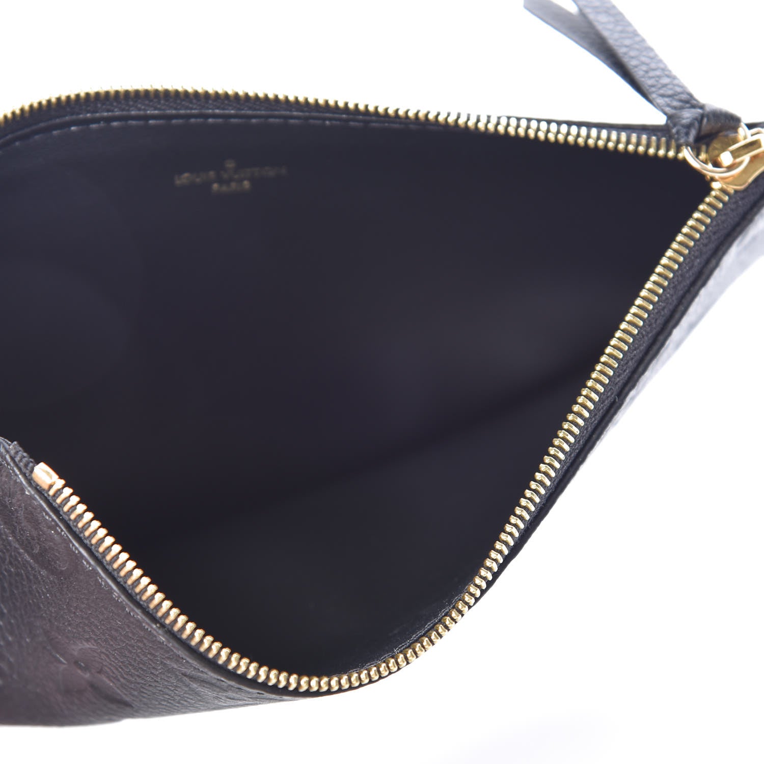 Louis Vuitton Empreinte Felicie Chain Wallet Zippered Insert Black 5 of 7