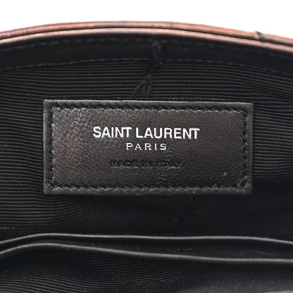 Saint Laurent Calfskin Matelassé Monogram Classic Baby Punk Chain Bag Black 7 of 14