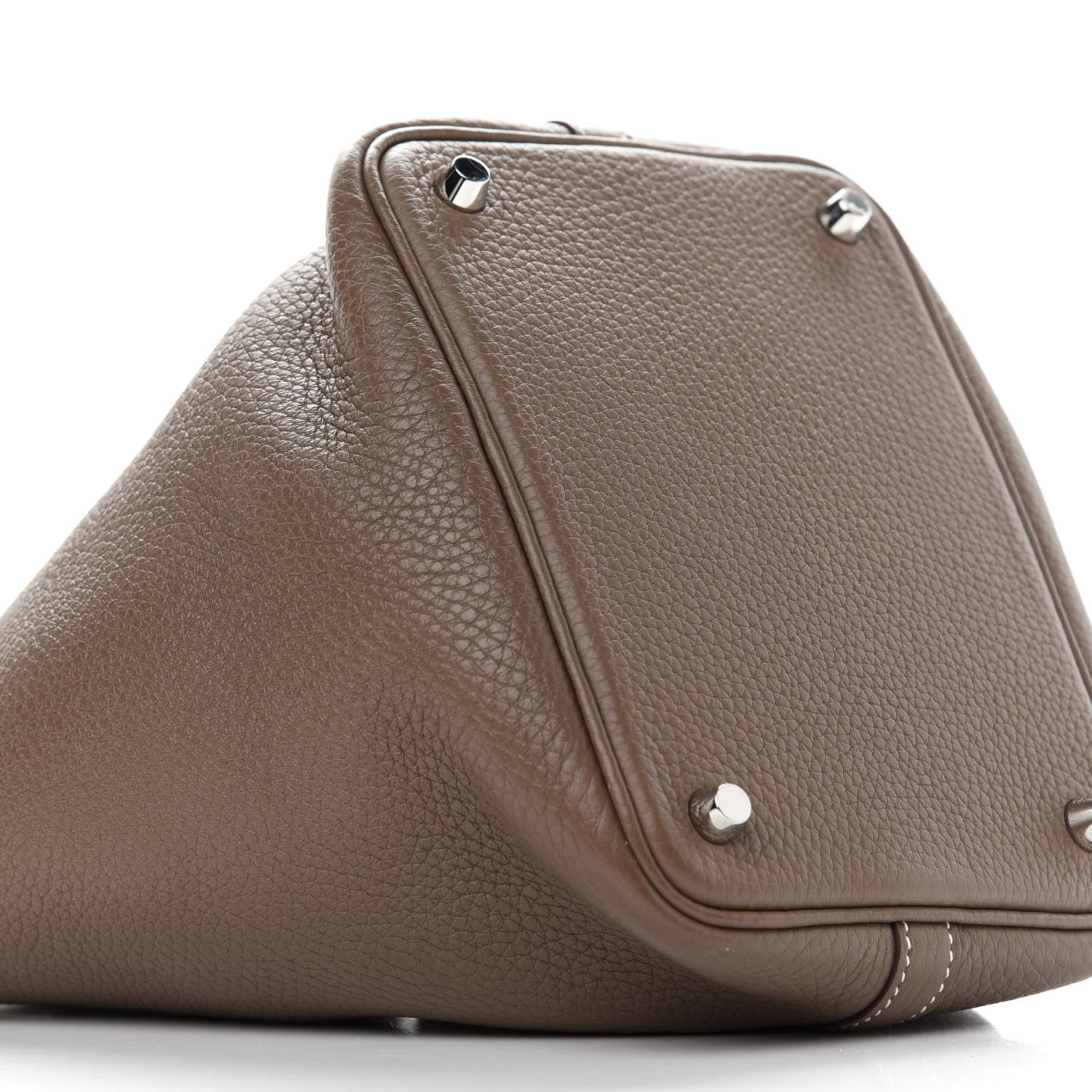Hermes Taurillon Clemence Picotin Lock 18 PM Etoupe 8 of 9