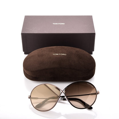 Tom Ford Rania Oval Sunglasses TF564 Brown 7 of 7