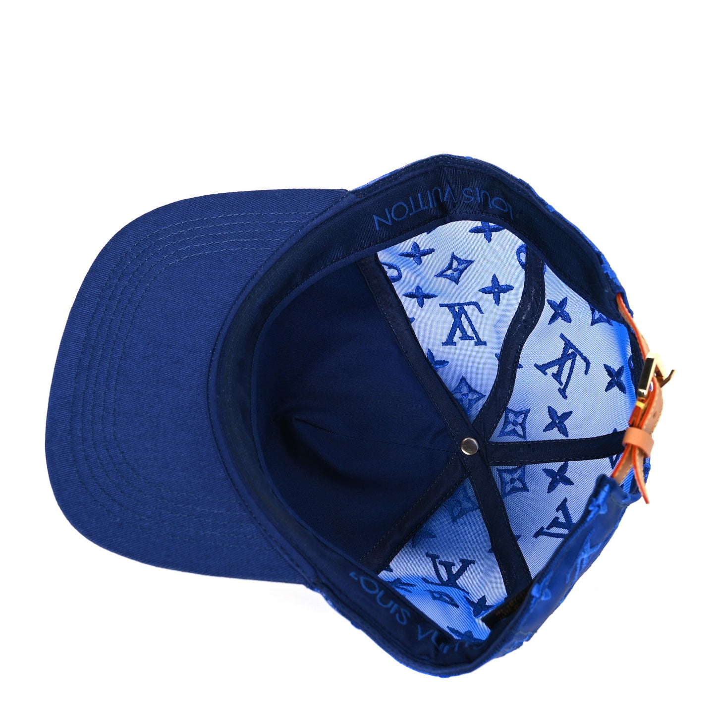 Mesh Embroidered Everyday LV Cap 60 Blue