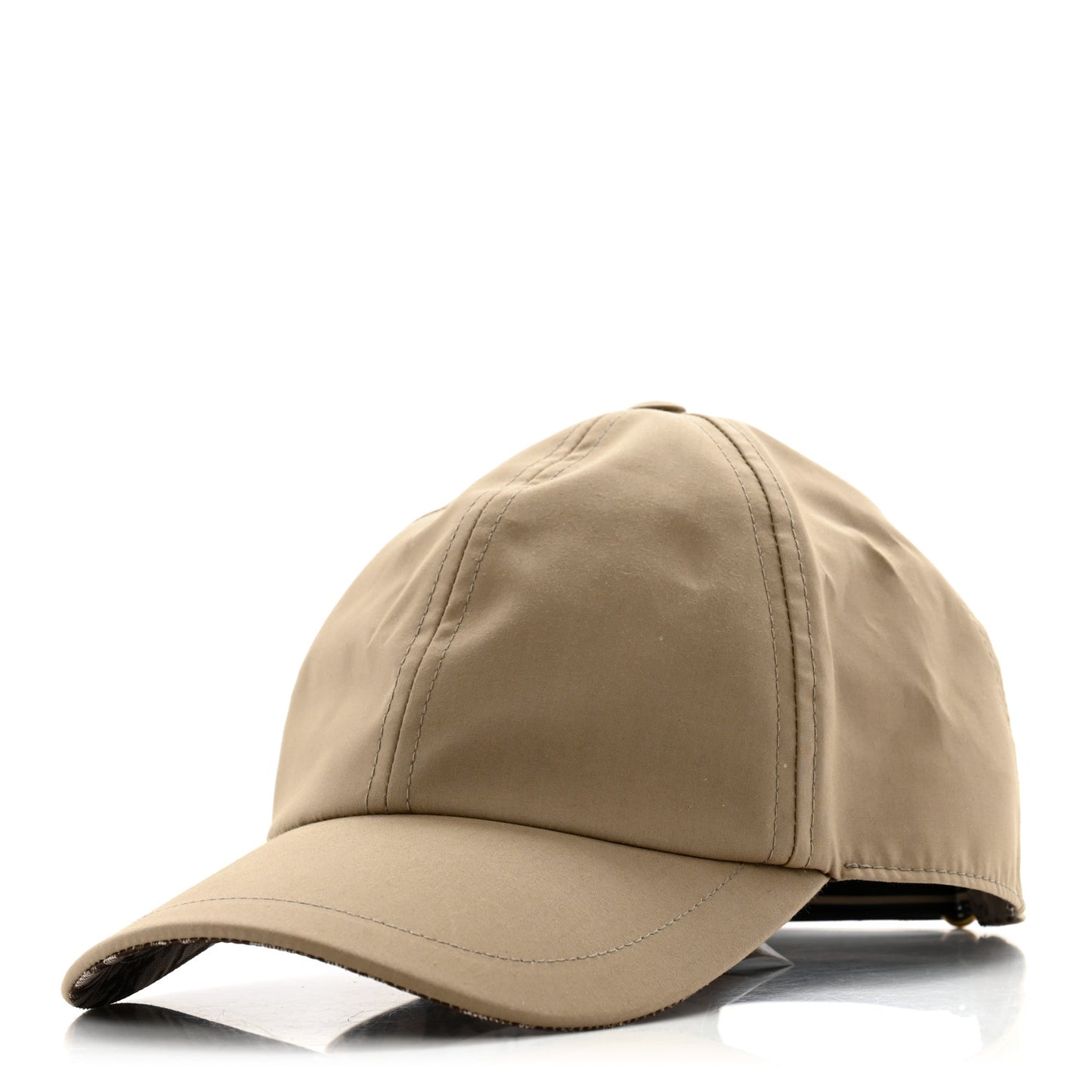 Polyester Baseball Hat Cap Beige