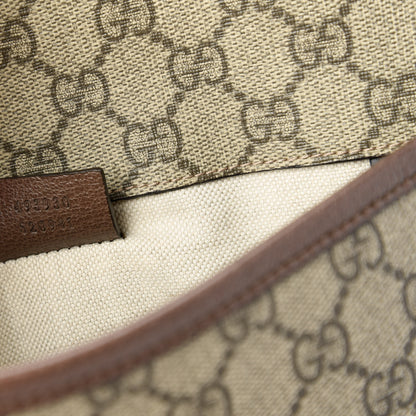Gucci GG Supreme Monogram Neo Vintage Web Belt Bag Brown 9 of 11
