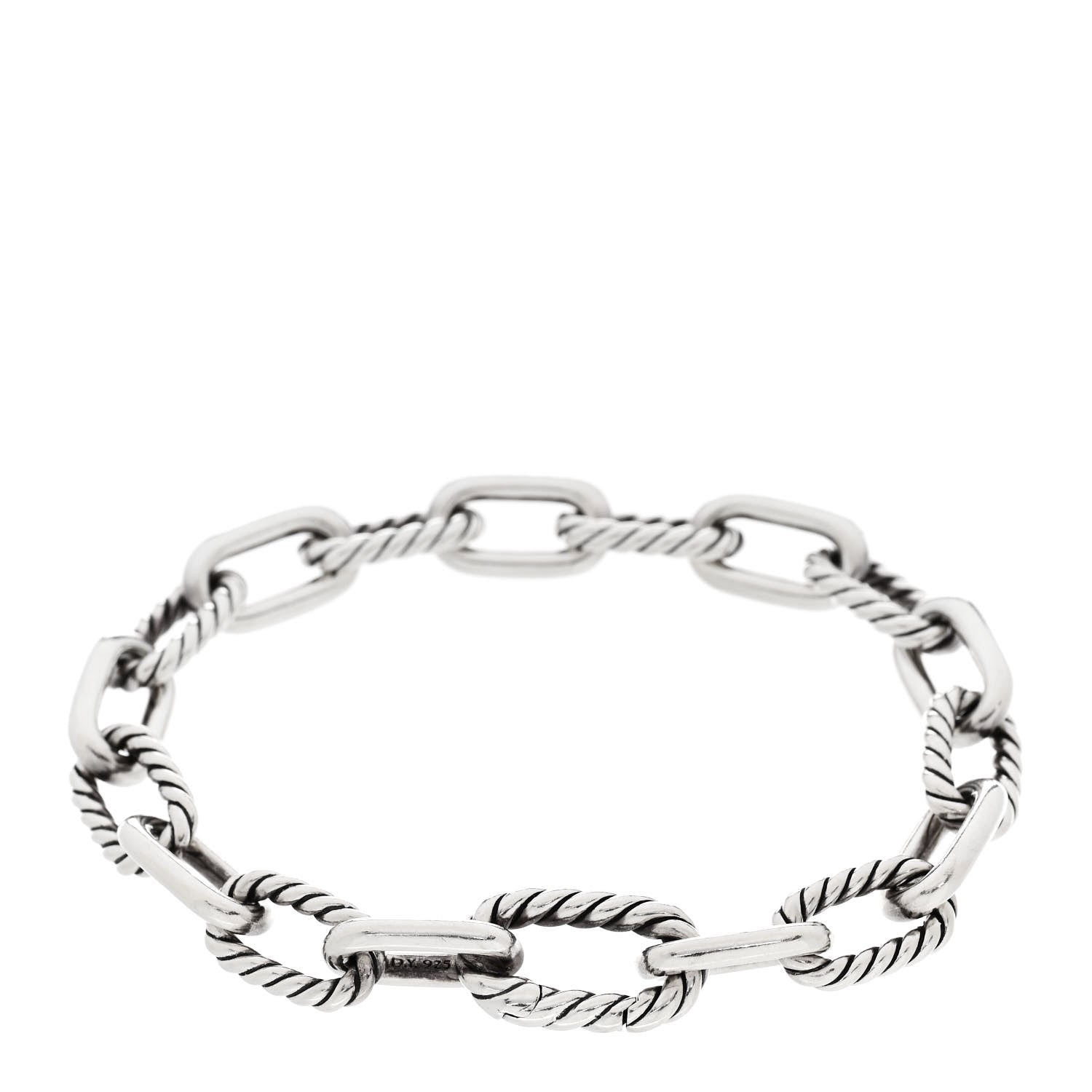 David Yurman Sterling Silver 8.5mm Madison Chain Bracelet 2 of 3
