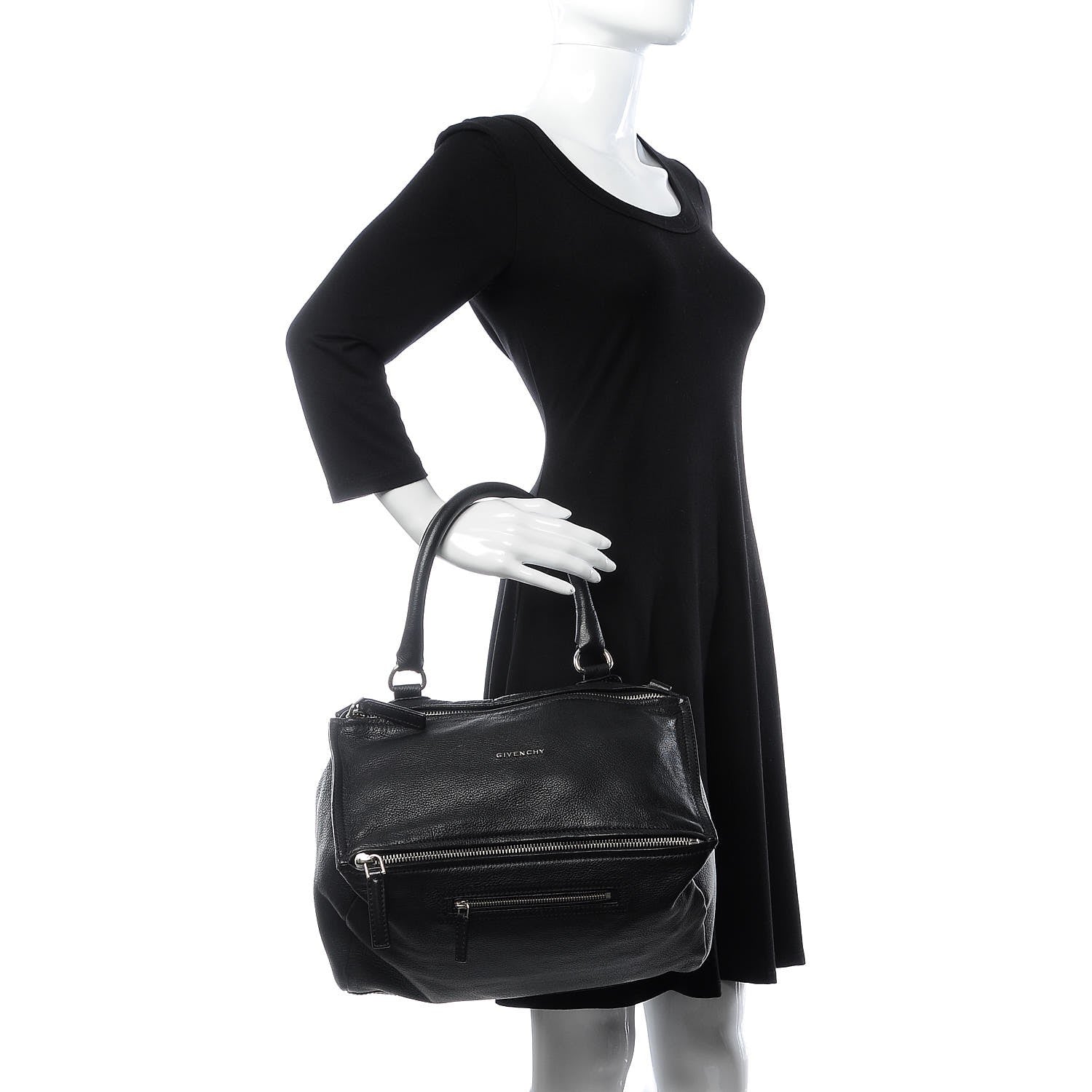 Givenchy Sugar Goatskin Medium Pandora Black 2 of 8