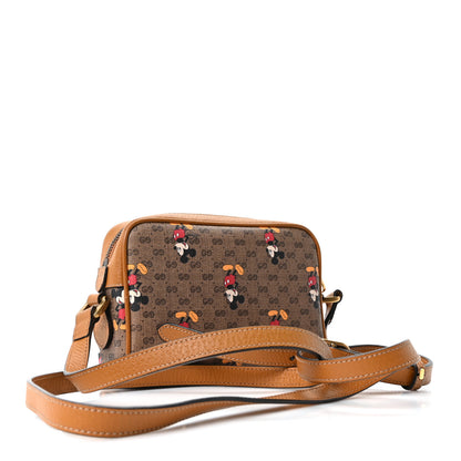 Gucci X DISNEY Mini Vintage GG Supreme Monogram Mickey Mouse Shoulder Bag Beige Vintage Sun Oil 3 of 10