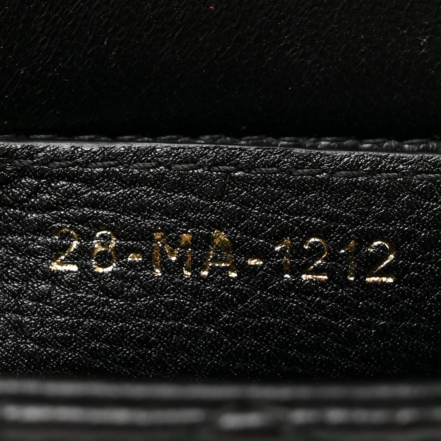 Calfskin Cannage Small Caro Bag Black