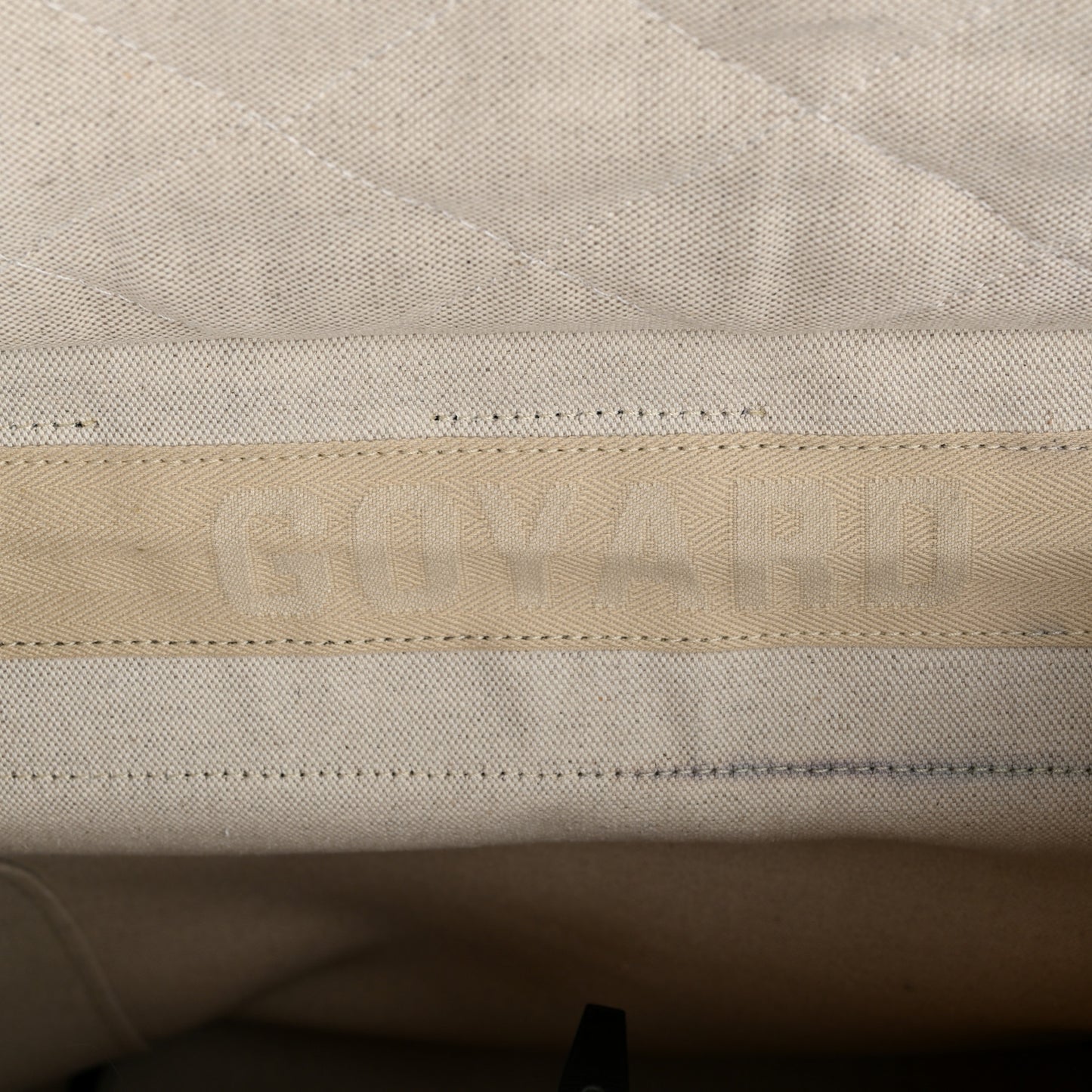 Goyardine Calfskin Alpin MM Backpack Black