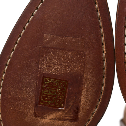 Saint Laurent Suede Eastwood Western Boots 38 Vintage Brown 9 of 12