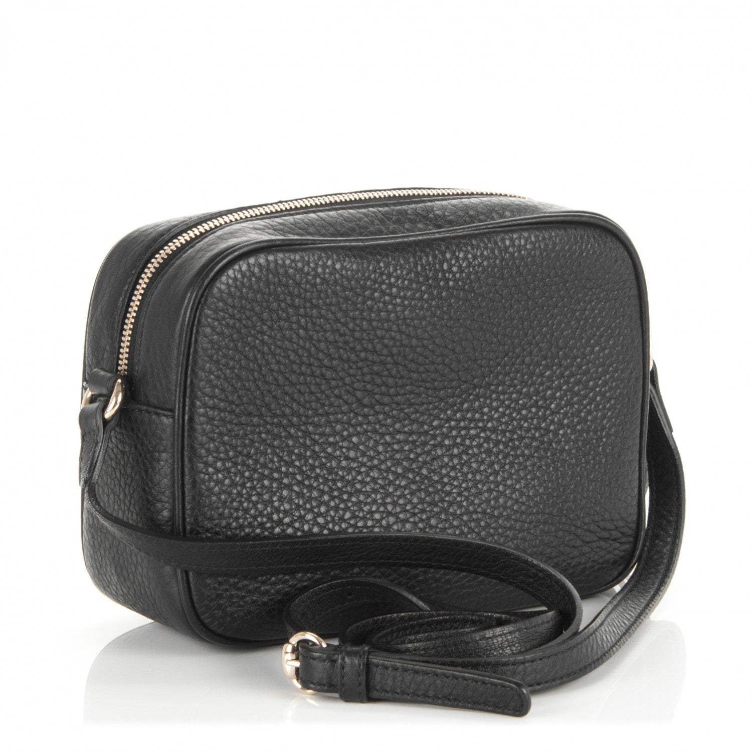Gucci Pebbled Calfskin Small Soho Disco Bag Black 3 of 7