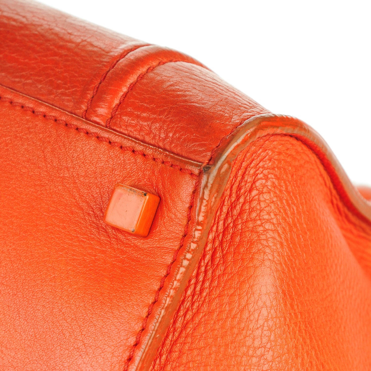 Celine Supple Calfskin Medium Phantom Luggage Orange 17 of 17