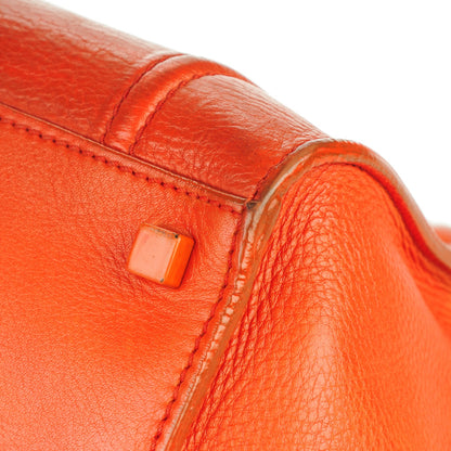 Celine Supple Calfskin Medium Phantom Luggage Orange 17 of 17
