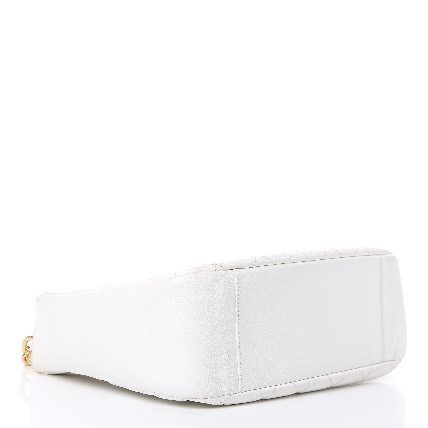 Chanel Caviar Quilted Hobo White 4 of 17