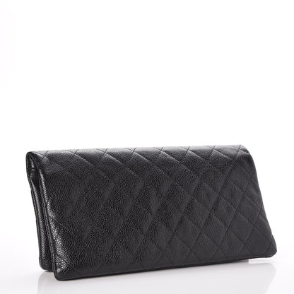 Chanel Caviar Quilted CC Beauty Clutch Black 3 of 8