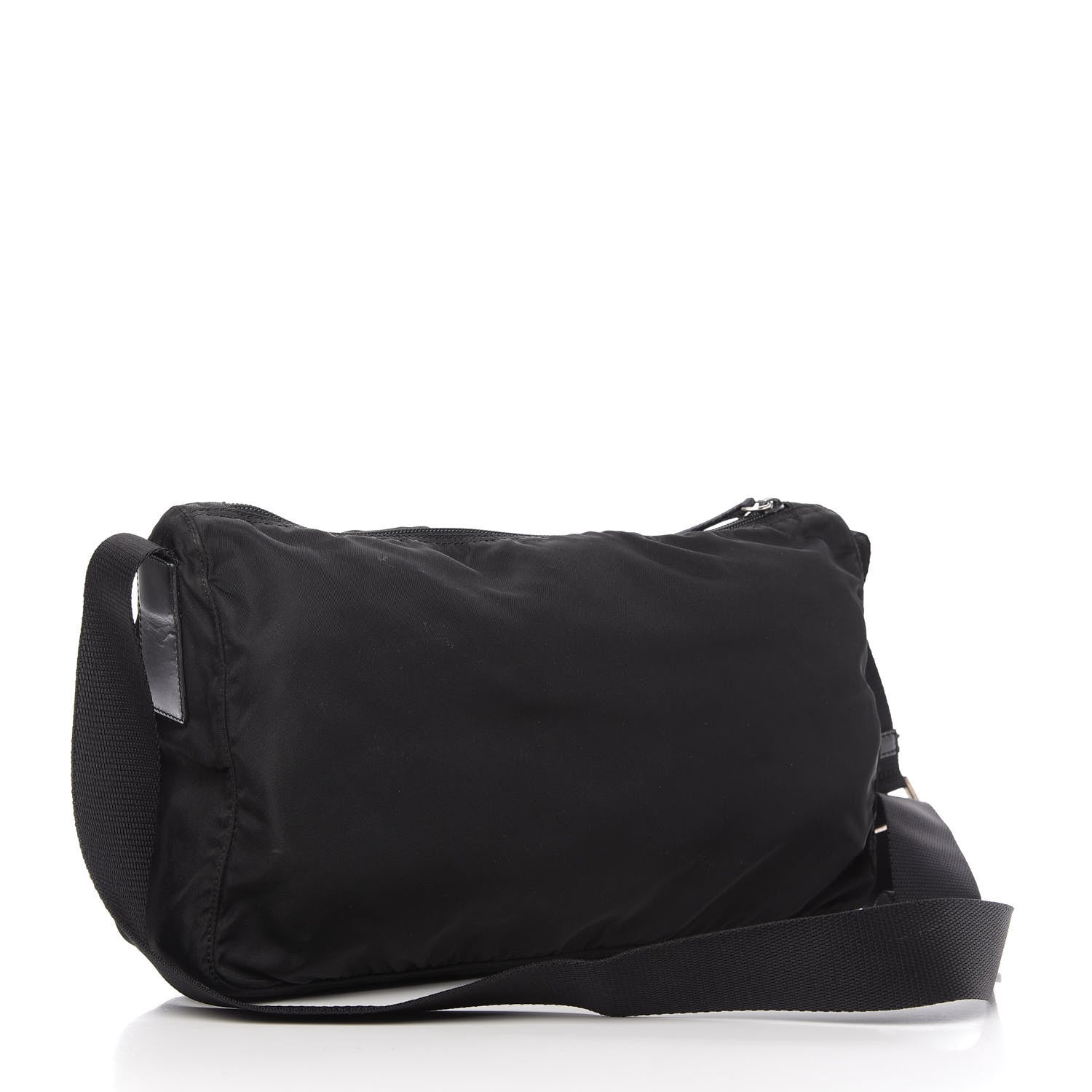 Prada Tessuto Nylon Messenger Bag Black 3 of 12