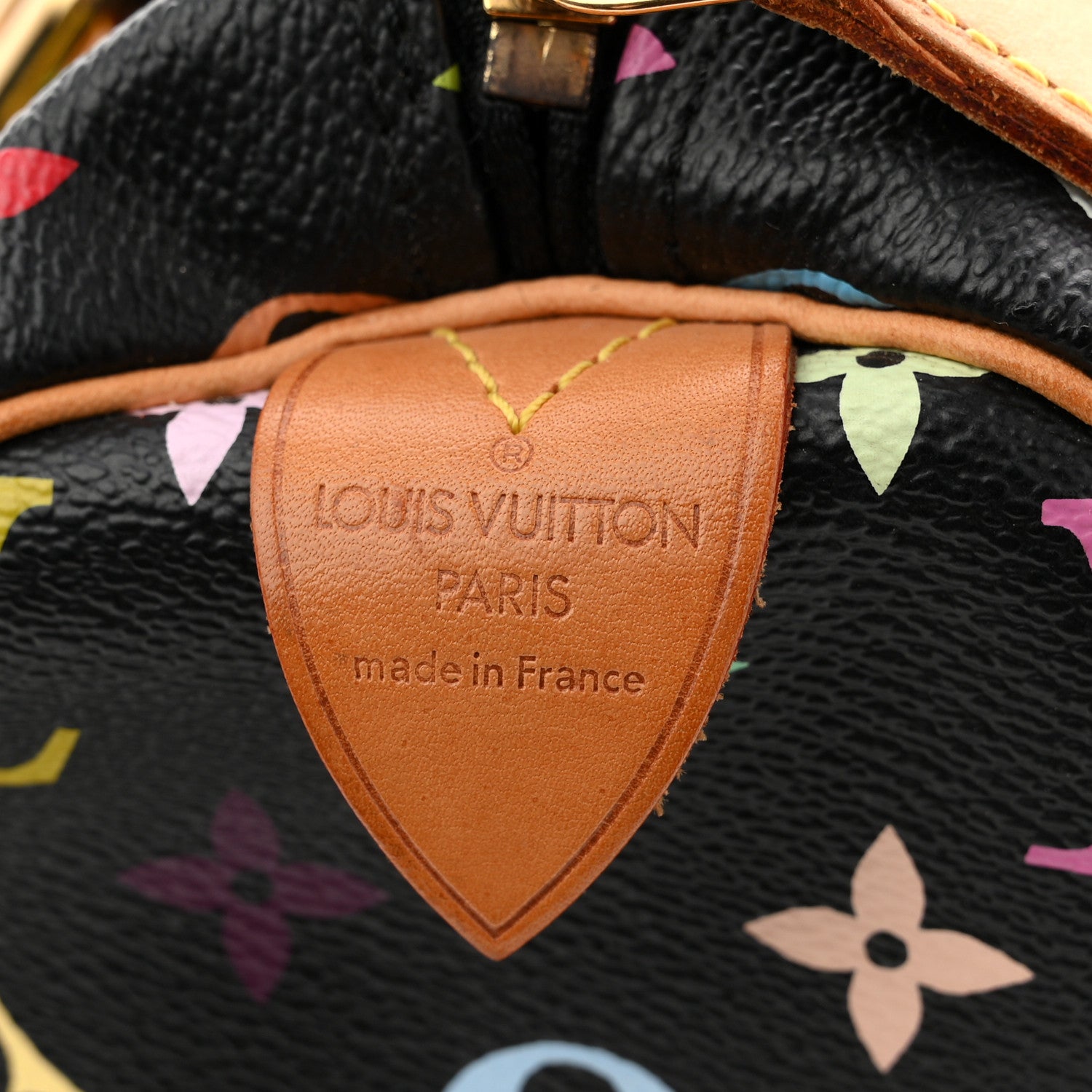 Louis Vuitton Monogram Multicolor Speedy 30 Black Black 6 of 10