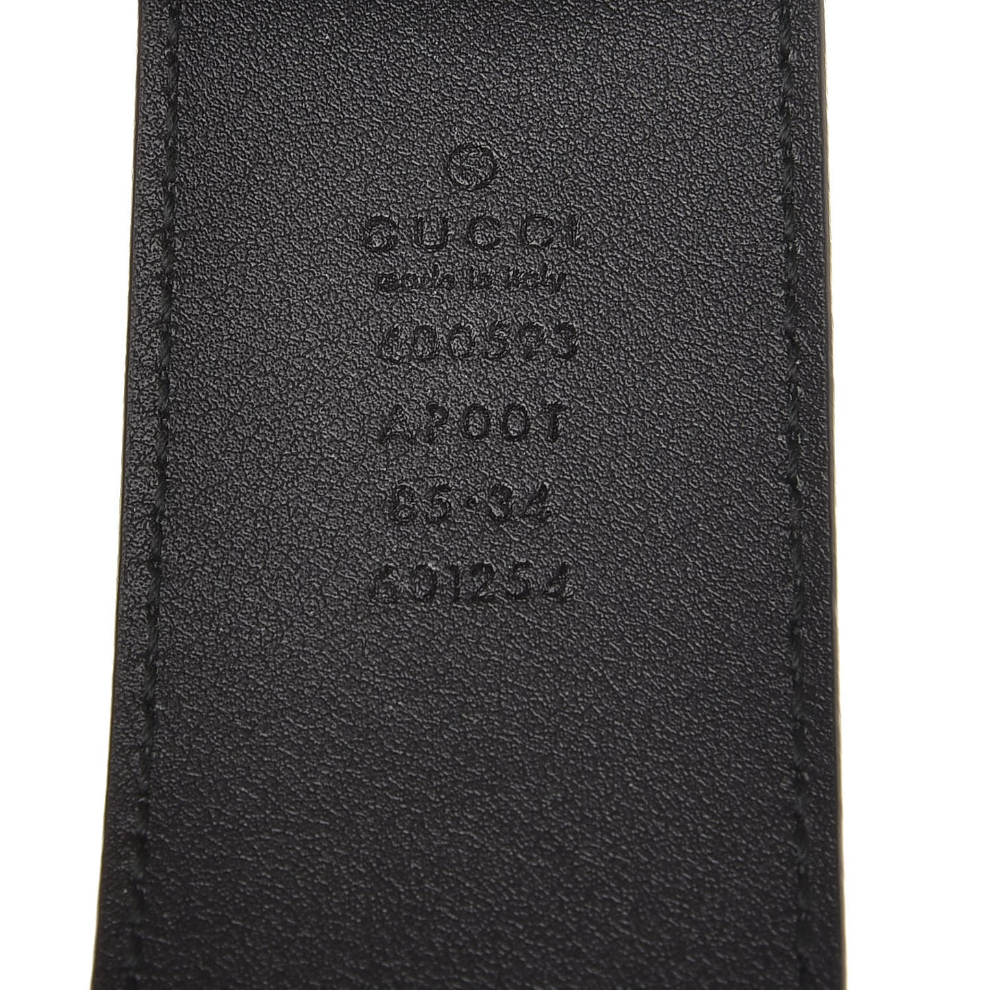 Calfskin Double G 40mm Belt 85 34 Black