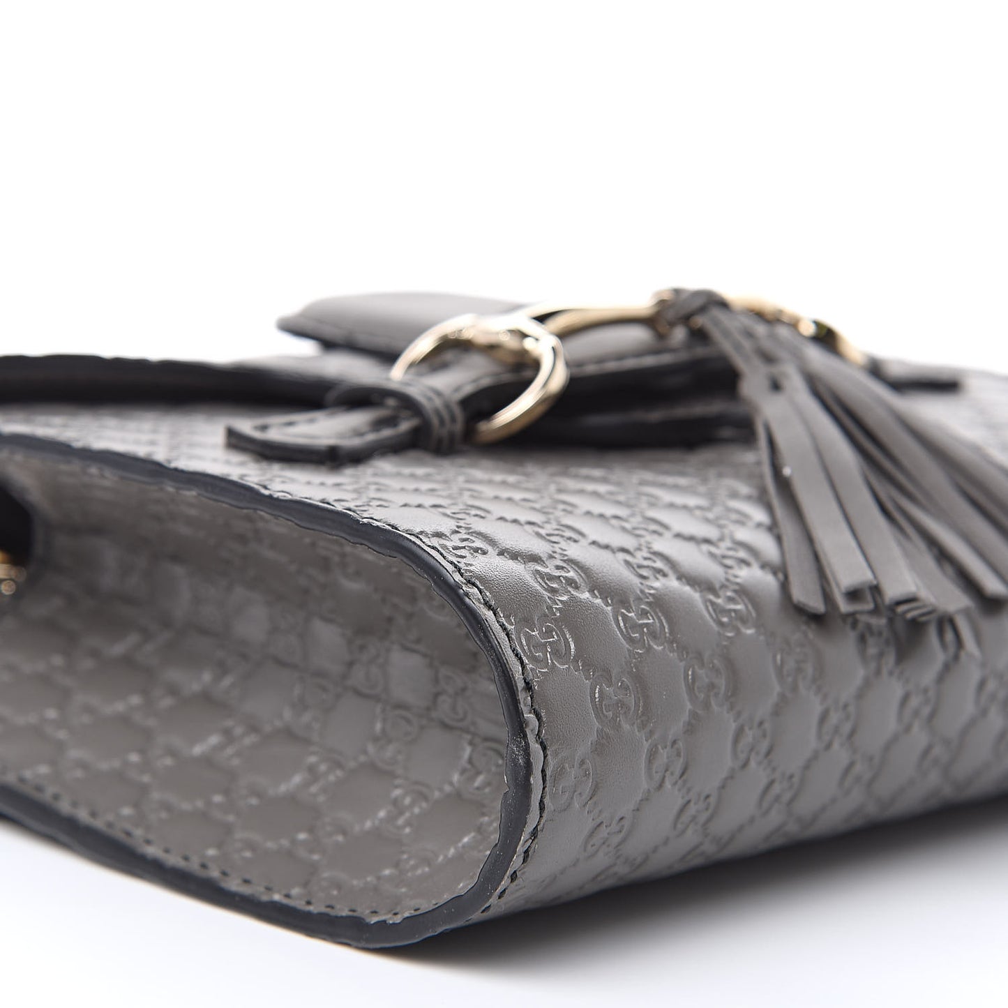 Soft Microguccissima Mini Emily Chain Shoulder Bag Loess