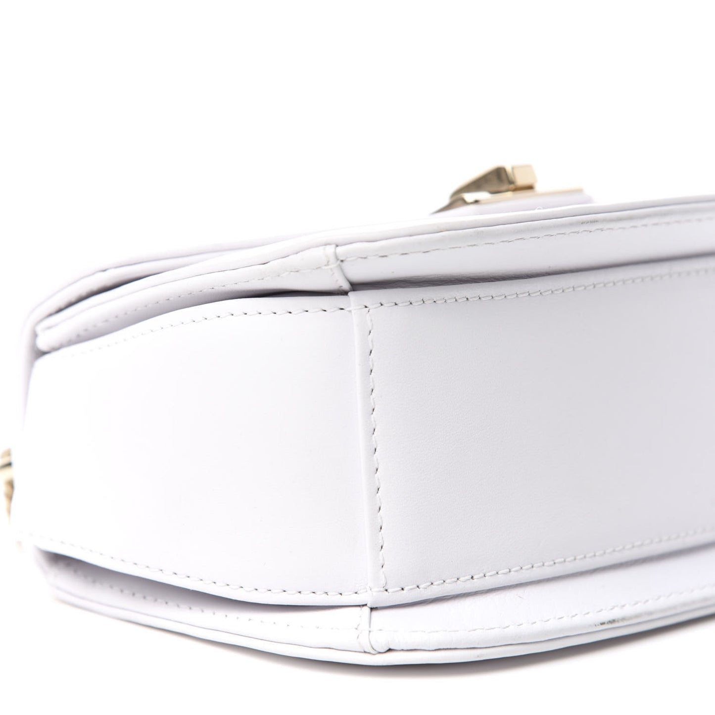 Calfskin VLTN Small Shoulder Bag White